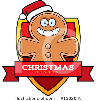 Gingerbread Man Clipart #1362048 by Cory Thoman