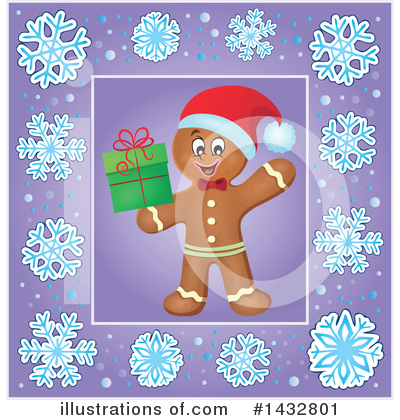 Gingerbread Man Clipart #1432801 by visekart