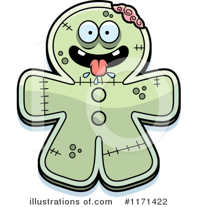 Gingerbread Man Clipart #1171422 by Cory Thoman