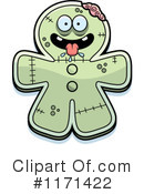 Gingerbread Zombie Clipart #1171422 by Cory Thoman