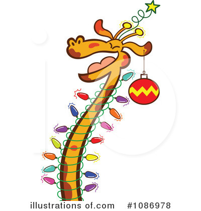Royalty-Free (RF) Giraffe Clipart Illustration by Zooco - Stock Sample #1086978