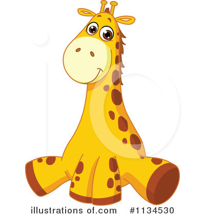 Royalty-Free (RF) Giraffe Clipart Illustration by yayayoyo - Stock Sample #1134530