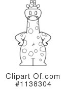 Giraffe Clipart #1138304 by Cory Thoman