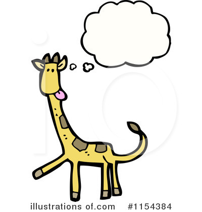 Royalty-Free (RF) Giraffe Clipart Illustration by lineartestpilot - Stock Sample #1154384