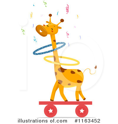 Royalty-Free (RF) Giraffe Clipart Illustration by BNP Design Studio - Stock Sample #1163452
