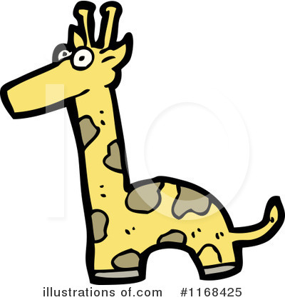 Royalty-Free (RF) Giraffe Clipart Illustration by lineartestpilot - Stock Sample #1168425