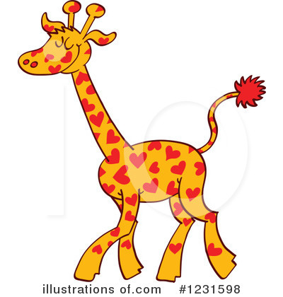 Giraffe Clipart #1231598 by Zooco