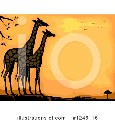 Giraffe Clipart #1246116 by BNP Design Studio