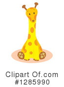 Giraffe Clipart #1285990 by Cherie Reve