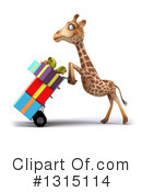 Giraffe Clipart #1315114 by Julos
