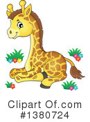 Giraffe Clipart #1380724 by visekart