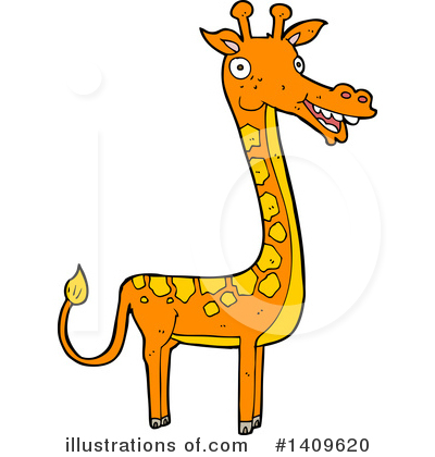 Royalty-Free (RF) Giraffe Clipart Illustration by lineartestpilot - Stock Sample #1409620