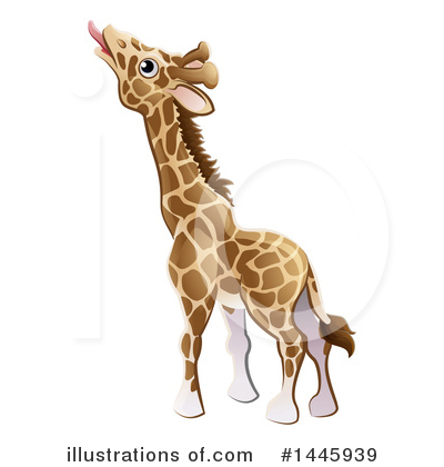 Giraffe Clipart #1445939 by AtStockIllustration