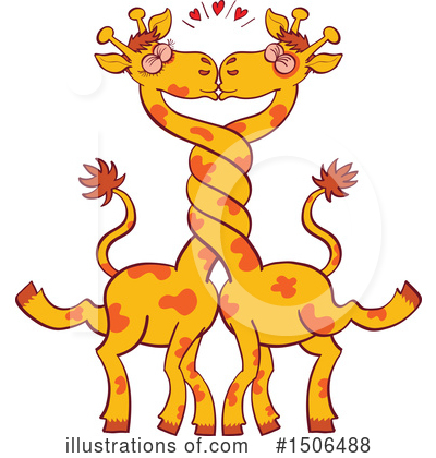 Royalty-Free (RF) Giraffe Clipart Illustration by Zooco - Stock Sample #1506488