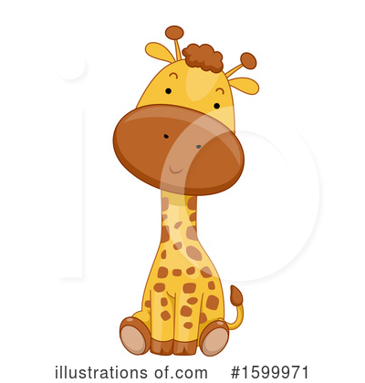 Giraffe Clipart #1599971 by BNP Design Studio