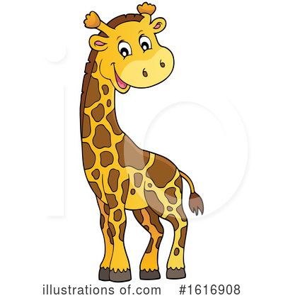 Giraffe Clipart #1616908 by visekart