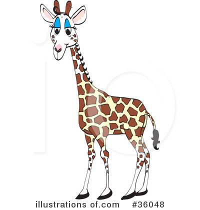 Giraffe Clipart #36048 by Dennis Holmes Designs
