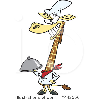 Royalty-Free (RF) Giraffe Clipart Illustration by toonaday - Stock Sample #442556