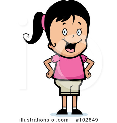Royalty-Free (RF) Girl Clipart Illustration by Cory Thoman - Stock Sample #102849