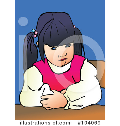 Royalty-Free (RF) Girl Clipart Illustration by Prawny - Stock Sample #104069
