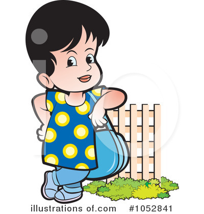 Royalty-Free (RF) Girl Clipart Illustration by Lal Perera - Stock Sample #1052841