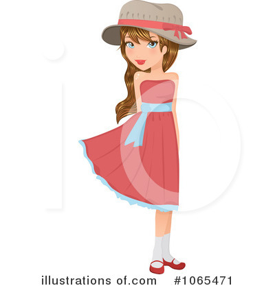 Royalty-Free (RF) Girl Clipart Illustration by Melisende Vector - Stock Sample #1065471