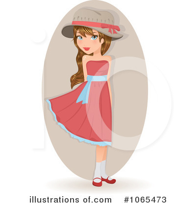 Royalty-Free (RF) Girl Clipart Illustration by Melisende Vector - Stock Sample #1065473