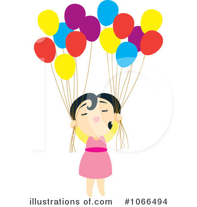 Balloons Clipart #1066494 by Cherie Reve