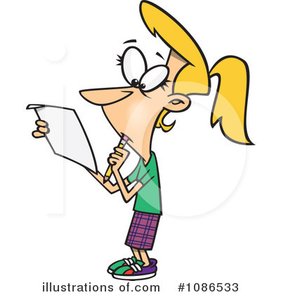 Document Clipart #1086533 by toonaday