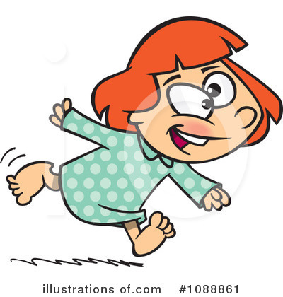 Royalty-Free (RF) Girl Clipart Illustration by toonaday - Stock Sample #1088861