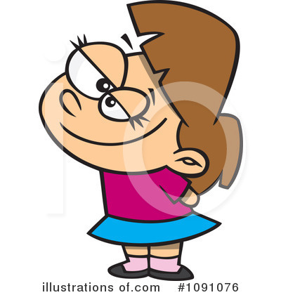 Royalty-Free (RF) Girl Clipart Illustration by toonaday - Stock Sample #1091076