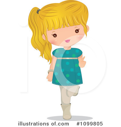 Royalty-Free (RF) Girl Clipart Illustration by Melisende Vector - Stock Sample #1099805