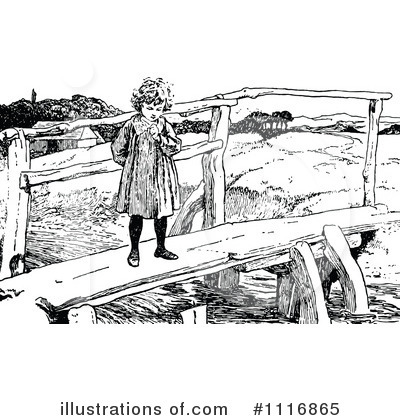Royalty-Free (RF) Girl Clipart Illustration by Prawny Vintage - Stock Sample #1116865