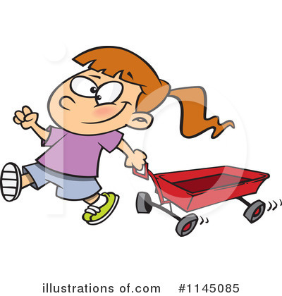 Wagon Clipart #1145085 by toonaday