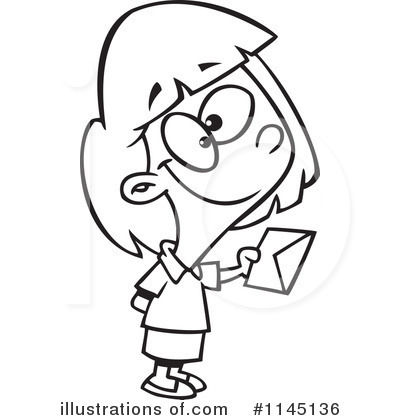 Royalty-Free (RF) Girl Clipart Illustration by toonaday - Stock Sample #1145136