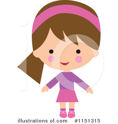Girl Clipart #1151315 by peachidesigns