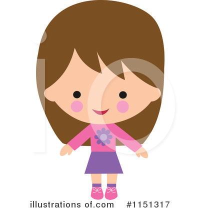 Royalty-Free (RF) Girl Clipart Illustration by peachidesigns - Stock Sample #1151317