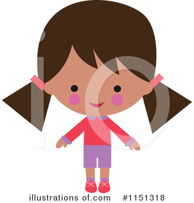 Girl Clipart #1151318 by peachidesigns