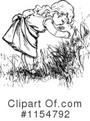 Girl Clipart #1154792 by Prawny Vintage