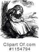 Girl Clipart #1154794 by Prawny Vintage