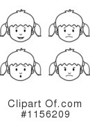 Girl Clipart #1156209 by Cory Thoman