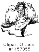 Girl Clipart #1157355 by Prawny Vintage