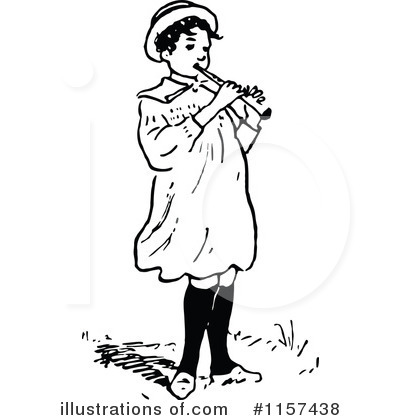 Royalty-Free (RF) Girl Clipart Illustration by Prawny Vintage - Stock Sample #1157438