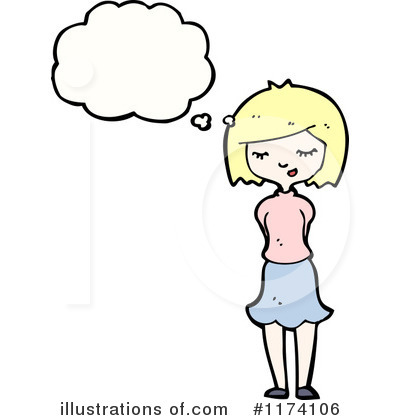 Royalty-Free (RF) Girl Clipart Illustration by lineartestpilot - Stock Sample #1174106