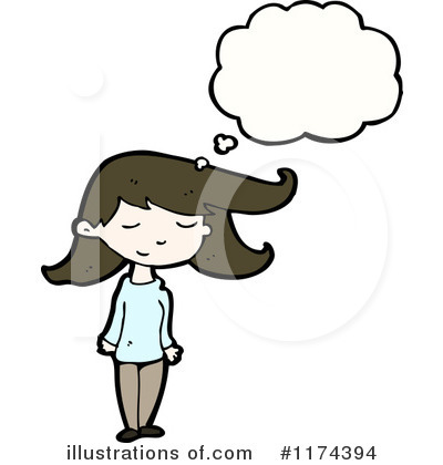 Royalty-Free (RF) Girl Clipart Illustration by lineartestpilot - Stock Sample #1174394