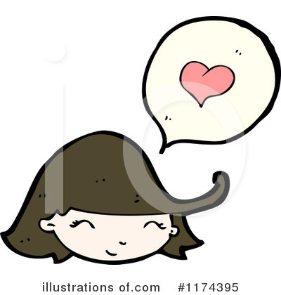 Royalty-Free (RF) Girl Clipart Illustration by lineartestpilot - Stock Sample #1174395