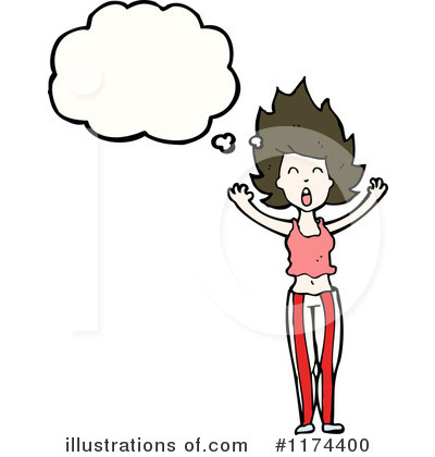 Royalty-Free (RF) Girl Clipart Illustration by lineartestpilot - Stock Sample #1174400