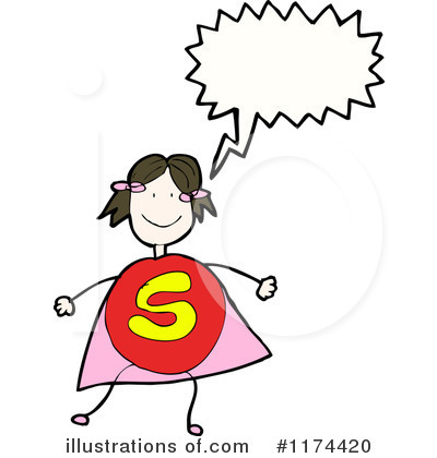 Royalty-Free (RF) Girl Clipart Illustration by lineartestpilot - Stock Sample #1174420