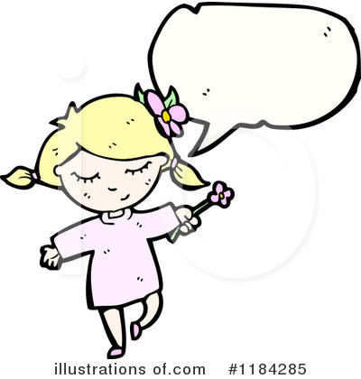 Royalty-Free (RF) Girl Clipart Illustration by lineartestpilot - Stock Sample #1184285