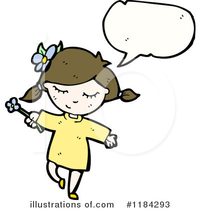 Royalty-Free (RF) Girl Clipart Illustration by lineartestpilot - Stock Sample #1184293